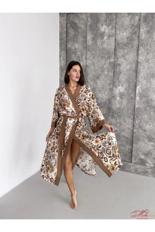 Тонкий халат кімоно з віскози Boho Chic COSY BC1